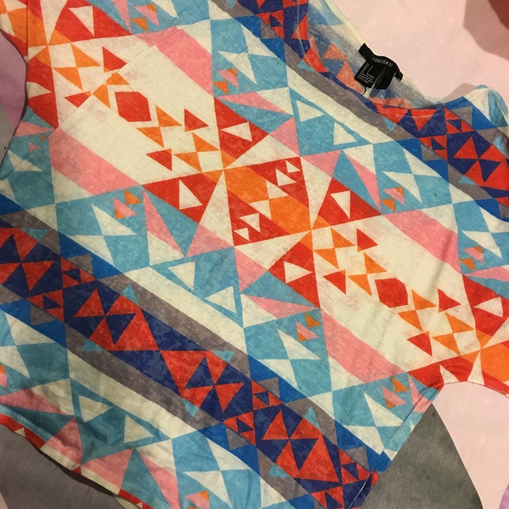 Aztec print shirt